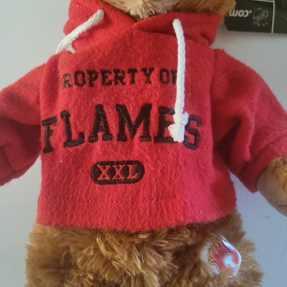 Calgary Flames Plush Bear - Picture 5 of 5